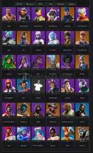 320 Level 401 Item Fortnite İkonik Skinli Hesap