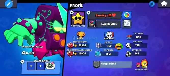 22.9K kupa | 52 karakter 3 efsanevi
