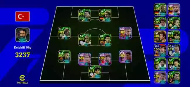 Efootball 3240 1 adet bombacı