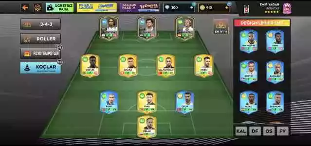 3 Ikonlu FB BJK GS Türk Karma Takım