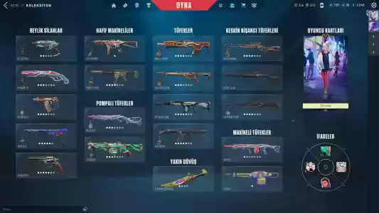 İmmo görmüş bol skinli valo hesap