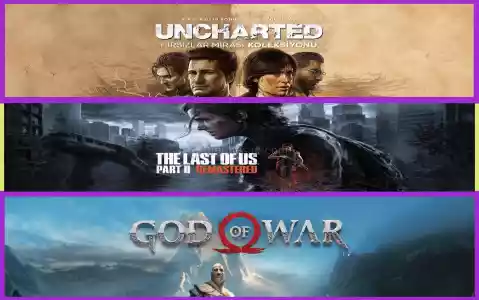 Uncharted + The Last of Us Part II + God Of War