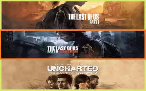The Last of Us Part I + The Last of Us Part II Remastered + Uncharted