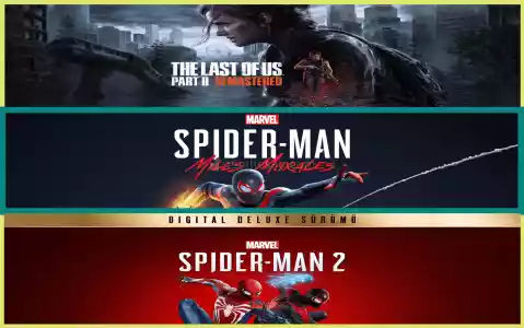 The Last of Us Part II + Miles Morales + Spiderman 2