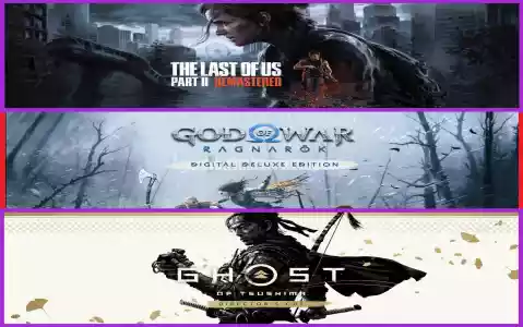 The Last of Us Part II + God Of War Ragnarök + Ghost of Tsushima