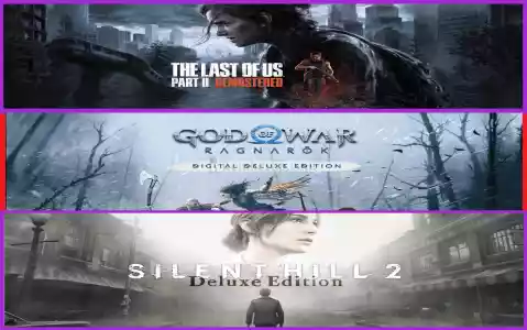 The Last of Us Part II + God Of War Ragnarök + Silent Hill 2