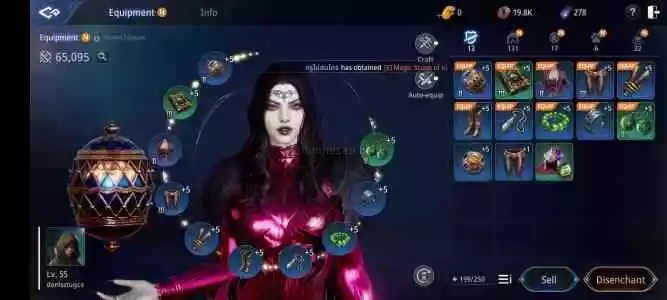 MIR4 Oyun Hesabı Lv 55 Power Güç 65