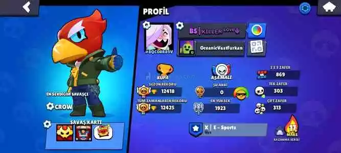 Brawl Stars [11.500 Kupa] Hesap