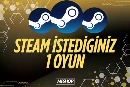 Steam İstediğiniz 1 Oyun + Garanti