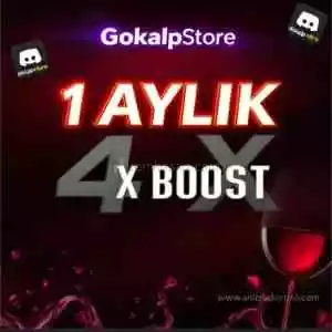 [Botsuz] 1 Aylik 4X Boost Discord