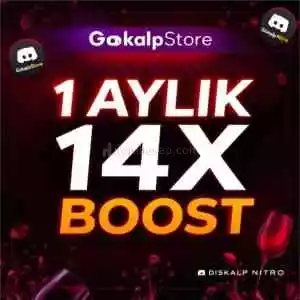 [Botsuz] 1 Aylik 14X Boost Discord