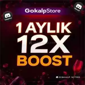 [Botsuz] 1 Aylik 12X Boost Discord