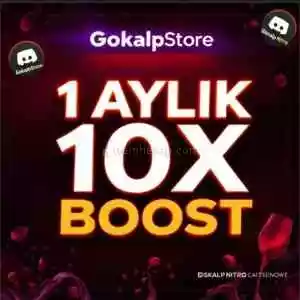 [Botsuz] 1 Aylik 10X Boost Discord