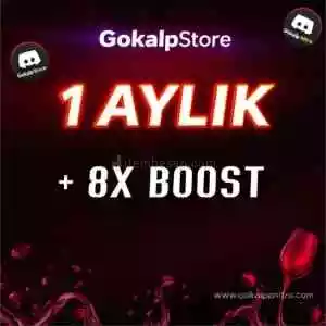 [Botsuz] 1 Aylik 8X Boost Discord