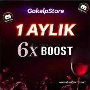 [Botsuz] 1 Aylik 6X Boost Discord