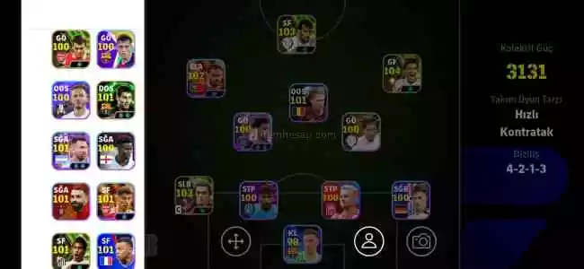 Pes hesabı kolektif gücü 3131 Satılık 3000 TL pazarlık var 2000 de olur