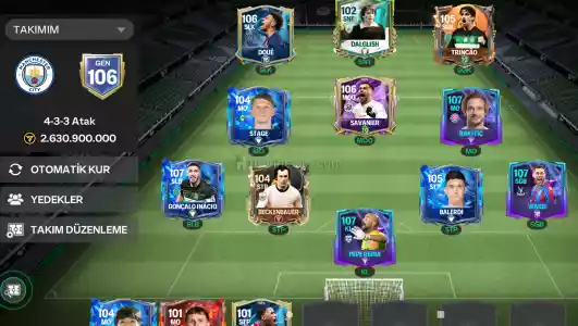 FC mobile 106 gen hesap
