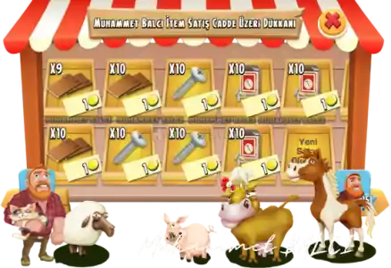 Hay Day 89 Adet Ambar Yükseltme Malzemesi
