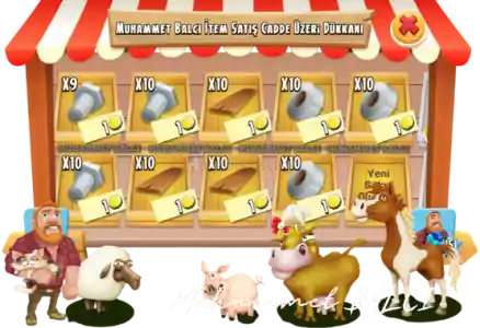 Hay Day 89 Adet Ağıl Yükseltme Malzemesi