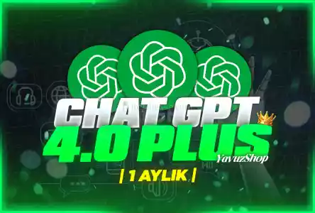 Chatgpt Plus 4.0 + 4o 1 Aylik Sorunsuz