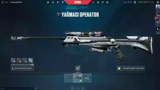 TR Bol Skinli Yağmacı Op Valorant Hesap!