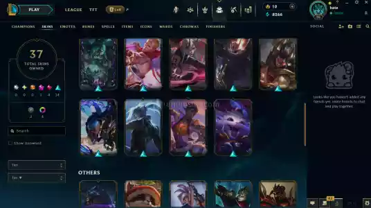 League OF Legends, TR, Kostümlü, Plat 4 Hesap