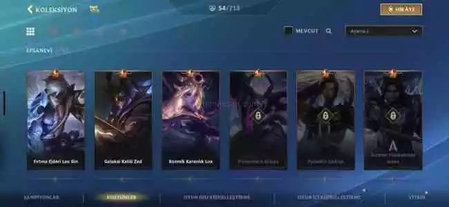 Wild Rift Gold II Hesap | 54 Kostüm | Kozmik Lux, Pulsefire Cait, Ruh Ateşi Brand + Koleksiyon Skins
