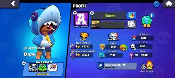 65k brawl stars nadir hesap