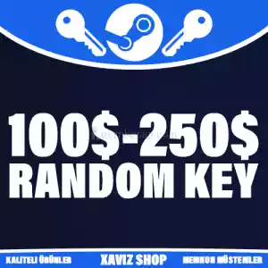 100$-250$ / 4000₺-10000₺ Steam Random Key [Garantili Ürün + Otomatik Teslimat]