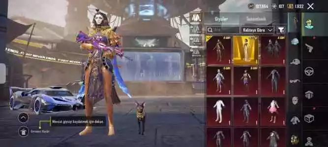 ? 5 Xsuit + Full Maskara + 23 Geliştirilebilir Silah + Bugatti & Godzilla Araç Deseni | Acil Satilik