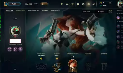 30 lwl Unranked TR serverı Cezasız handmade ranked rushlara uygun içinde sigara bile içilmeyen hesap