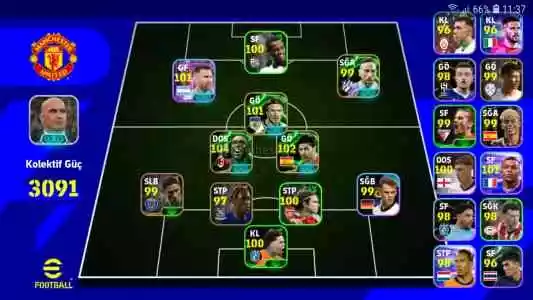 Efootball 2025 mobile satılık tek bağ hesap