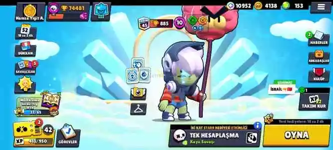 Brawl Stars 74.481 Kupalı Hesap Satışı