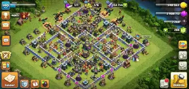 COC 140 seviye, 14 belediye