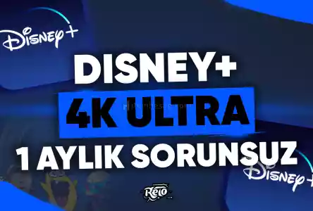 [Reklamsiz] 4K Ultra HD 1 Aylık Disney+ Hesap