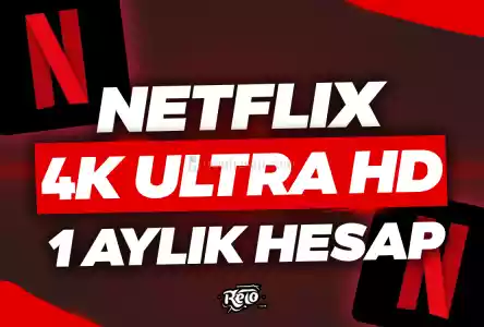 4K Ultra HD Netflix 1 Aylık⭐