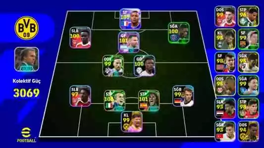 Efootball 2025 mobile hesap
