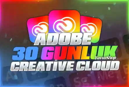 ⭐ 1 Aylik | Adobe Creative Cloud Kişisel