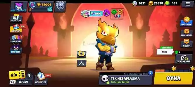 4 Yıllık Efsane Brawl Stars Hesabı – 200+ Kostüm – 45K Kupa