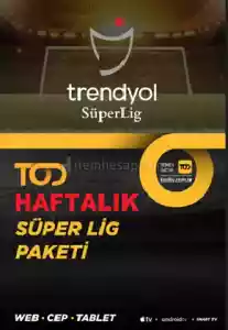 1 Haftalık Süper Lig Paketi – 3 Ekran Desteği! & Garanti