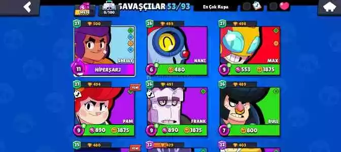 Brawl stars satış