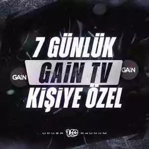Kişiye Özel Gain 7 Günlük Üyelik - 7 Gün