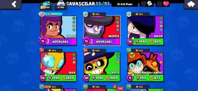 Brawl Stars Uyguna Emek Hesabı