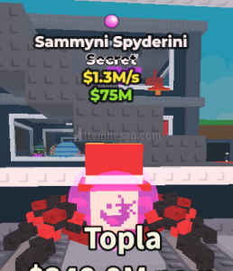 Roblox Steal A Brainrot samny spiderini sakızlı