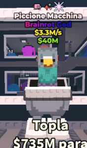 Roblox Steal A Brainrot picconi machine 3 efektli