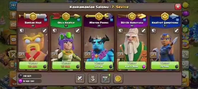 141 level hesap 13 seviye belediye