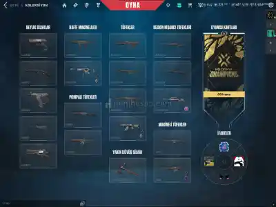 Valorant Uyguna Dolu Hesap