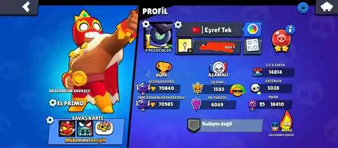 Brawl Stars 70k