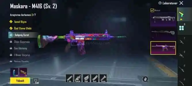 Firavun + maskara m416