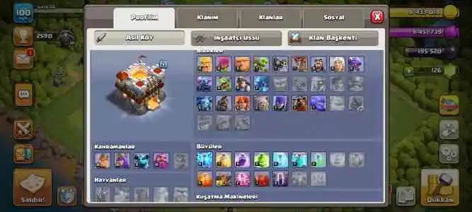 Clash of Clans Efsanevi 10 BB